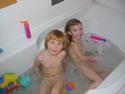 bathtime for the cousins